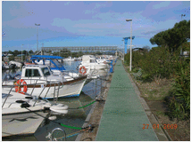 Posto barca nel porto dicarbonifera (piombino) lunghezza mt8 larghezza mt270